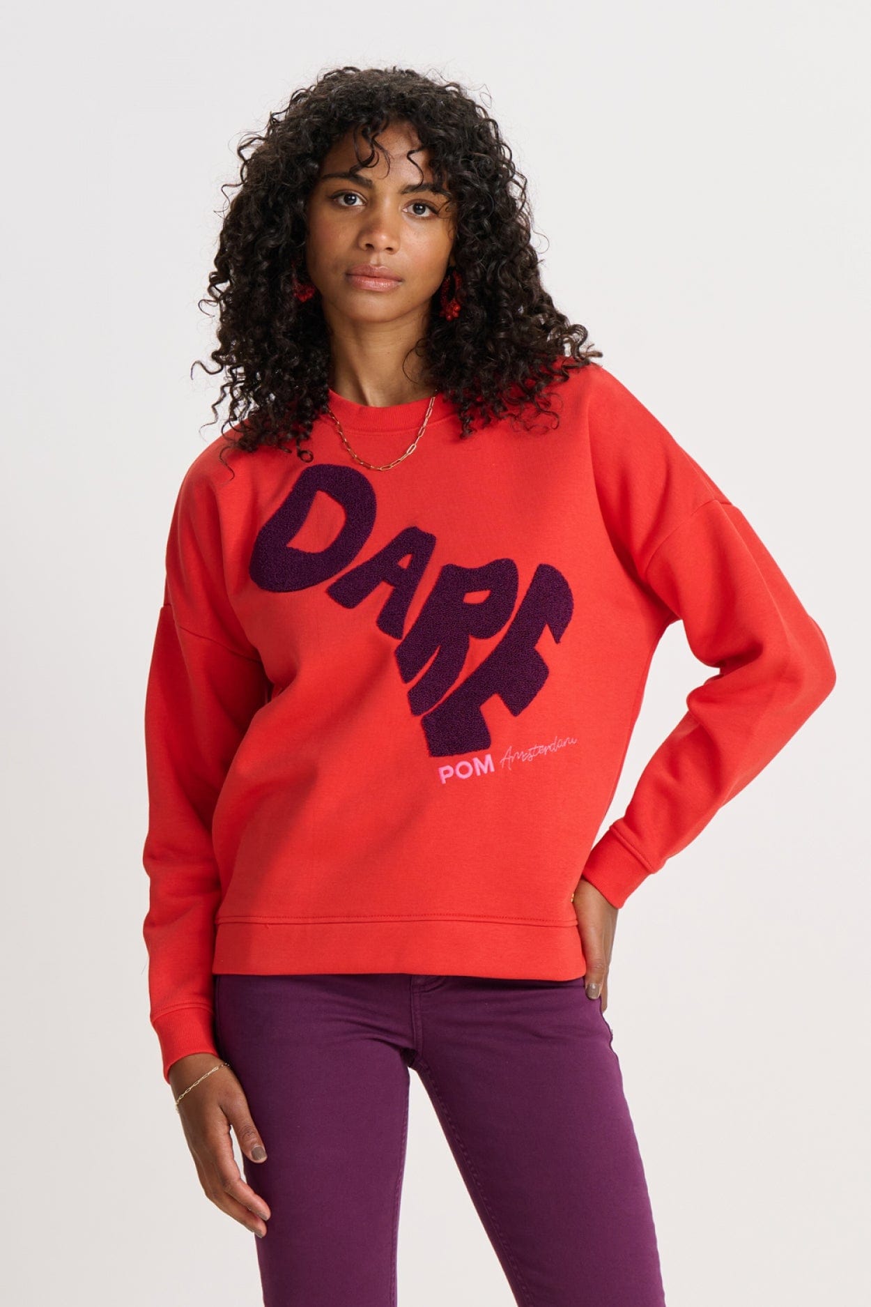 Red pom deals pom sweater