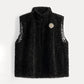 GILET - Teddy Love Black