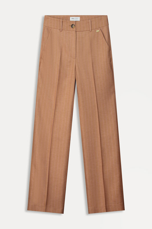 PANTS - Striped Sugar Brown