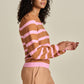 PULLOVER - Striped Sugar Brown