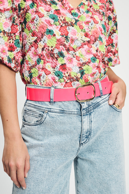 POM Amsterdam Belts Pink / 75 BELT - Neon Pink