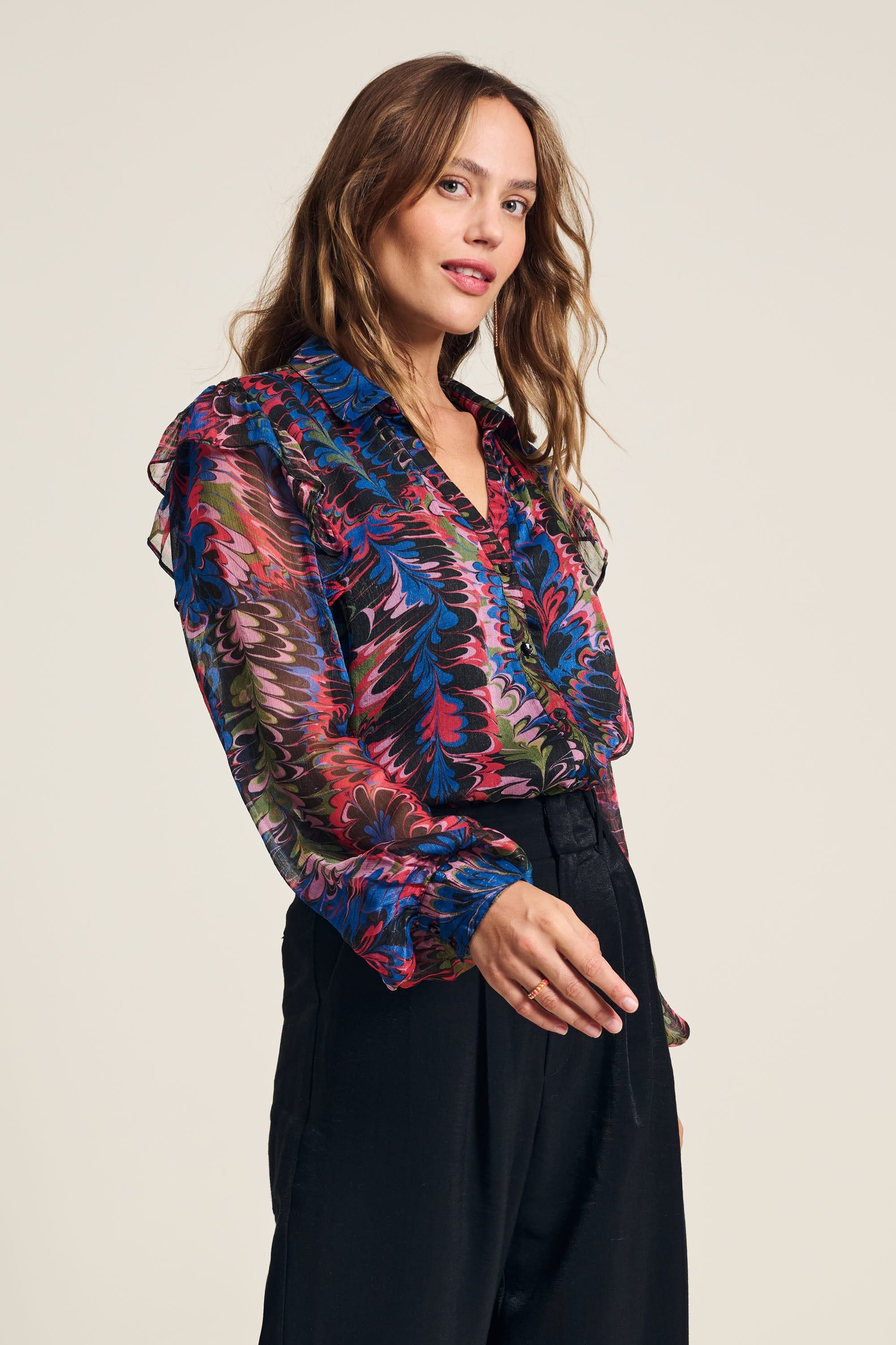 POM Amsterdam Blouses BLOUSE - Animal Paradise