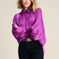 POM Amsterdam Blouses BLOUSE - Feathers Cactus Pink