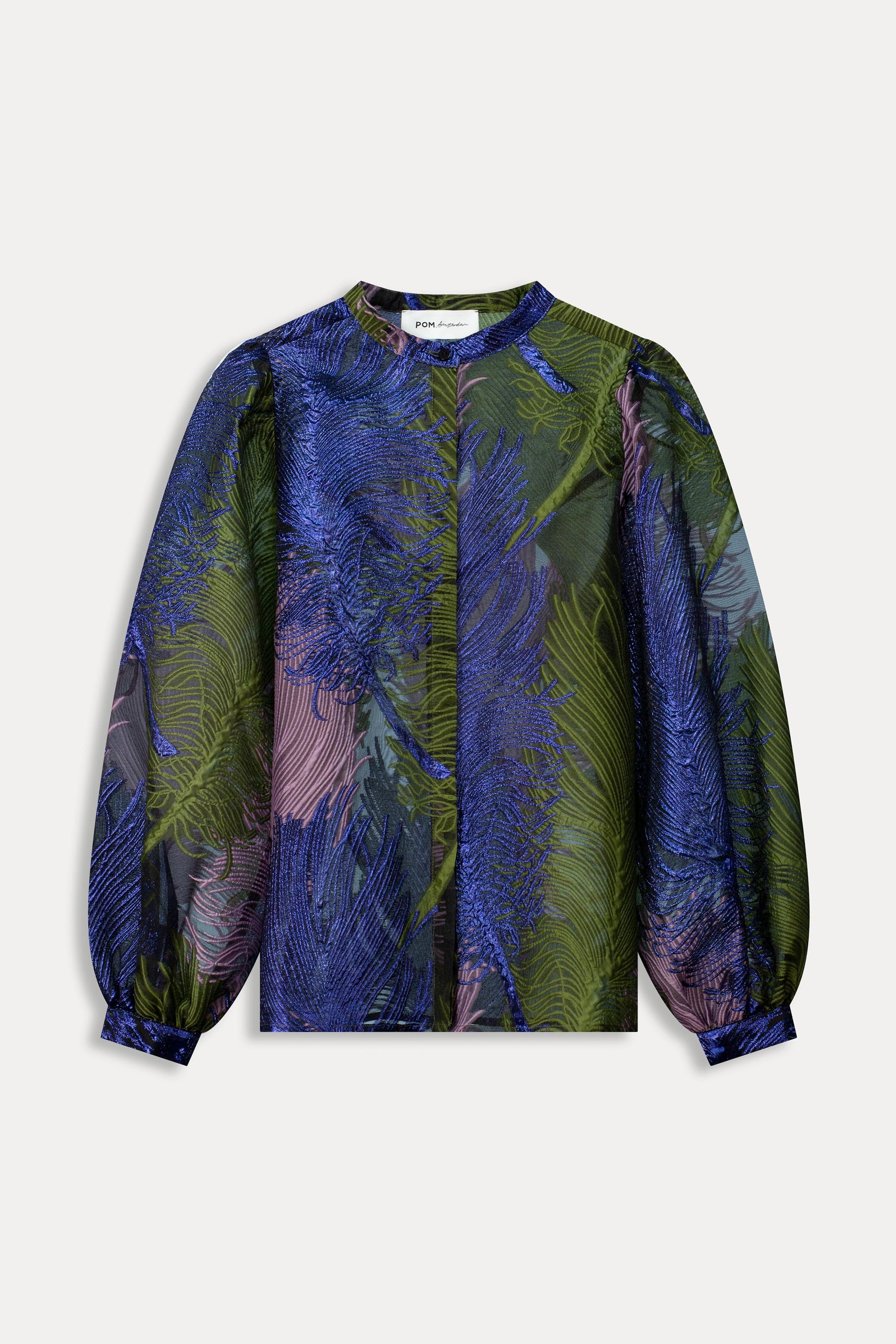 POM Amsterdam Blouses BLOUSE - Festive Feathers