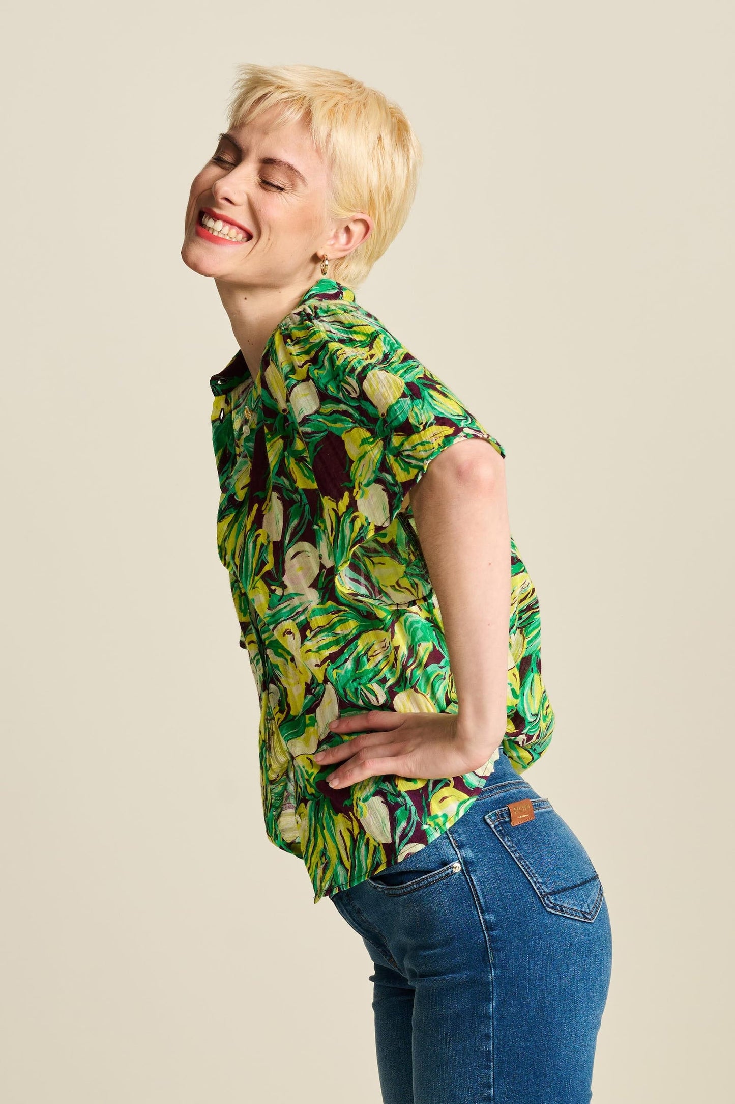 POM Amsterdam Blouses BLOUSE - Lemon Tree