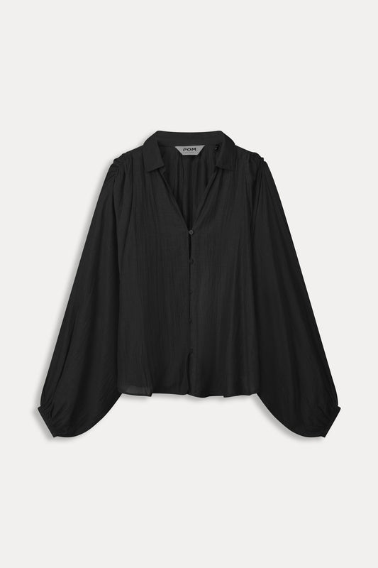 POM Amsterdam Blouses BLOUSE - Lena Black