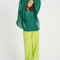 POM Amsterdam Blouses BLOUSE - Lena Meadow Green