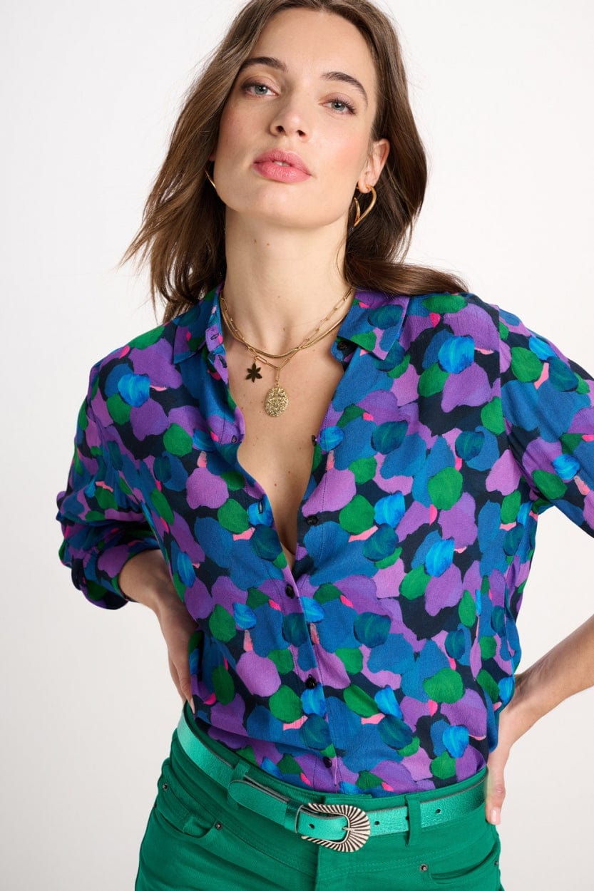 Blouse violette online femme