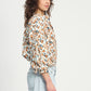 POM Amsterdam Blouses BLOUSE - Poplin Leopard Lush