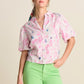 POM Amsterdam Blouses BLOUSE - Shine Lilies Pink