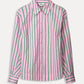 POM Amsterdam Blouses BLOUSE - Striped Poplin Rose Pink