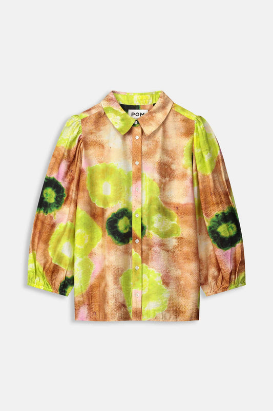 POM Amsterdam Blouses BLOUSE - Summer Bliss Lime