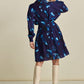 POM Amsterdam Dresses DRESS - Feathers and Floral