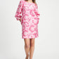 POM Amsterdam Dresses DRESS - Floral Jacquard Raspberry