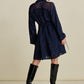 POM Amsterdam Dresses DRESS - Jacquard Midnight Blue