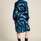 POM Amsterdam Dresses DRESS - Jada Feathers Blue