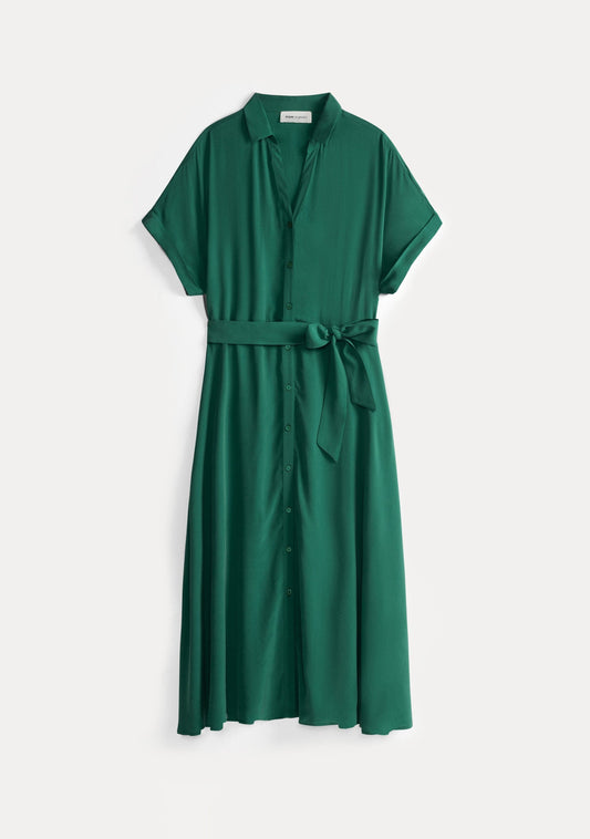 POM Amsterdam Dresses DRESS - Lynn Pacific Green