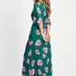 POM Amsterdam Dresses DRESS - Meadow Flowers Green