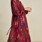 POM Amsterdam Dresses DRESS - Woody Burgundy Red