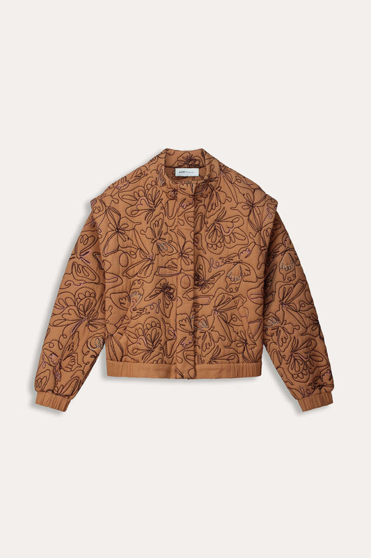 POM Amsterdam Jackets JACKET - Butterfly Sugar Brown