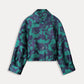 POM Amsterdam Jackets JACKET - Floral Jacquard Fresh Blue