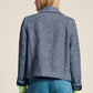 POM Amsterdam Jackets JACKET - Tweed Blue