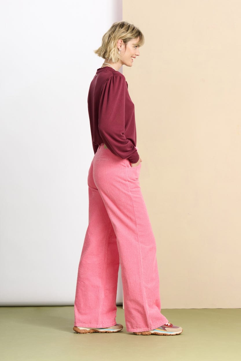 Pink cord hot sale jeans