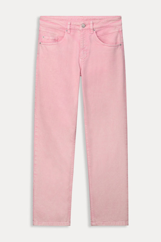 POM Amsterdam Jeans JEANS - Elli Straight Blooming Pink