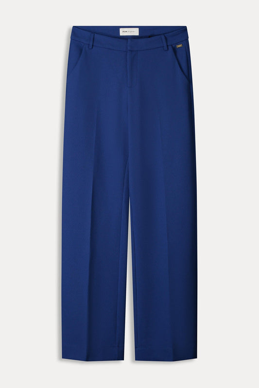 POM Amsterdam Pants PANTS - Wide Leg Mid Blue