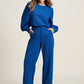 POM Amsterdam Pants PANTS - Wide Leg Mid Blue