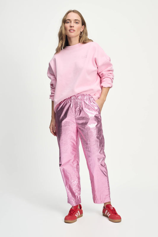 POM Amsterdam Pants Pink / 34 PANTS - Metallic Pink