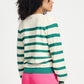 POM Amsterdam Pullovers PULLOVER - Striped Fresh Green