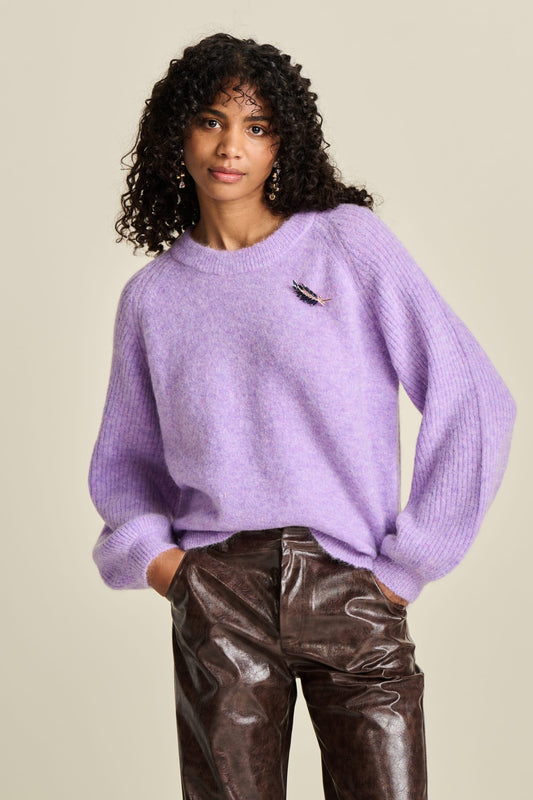 POM Amsterdam Pullovers Purple / 34 PULLOVER - Lavender