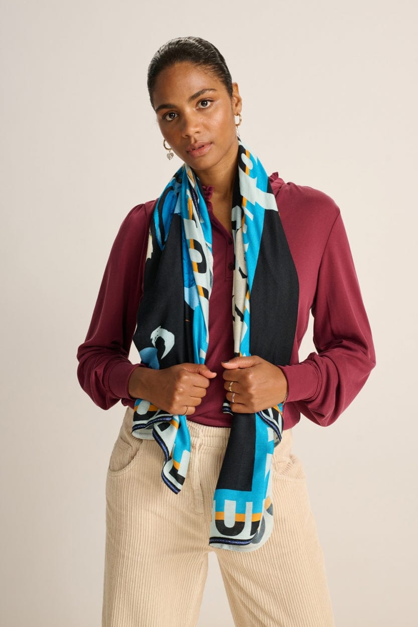 POM Amsterdam scarves for women in various colours and prints