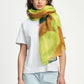 POM Amsterdam Shawls Green / OS SHAWL - Summer Bliss Lime Linen