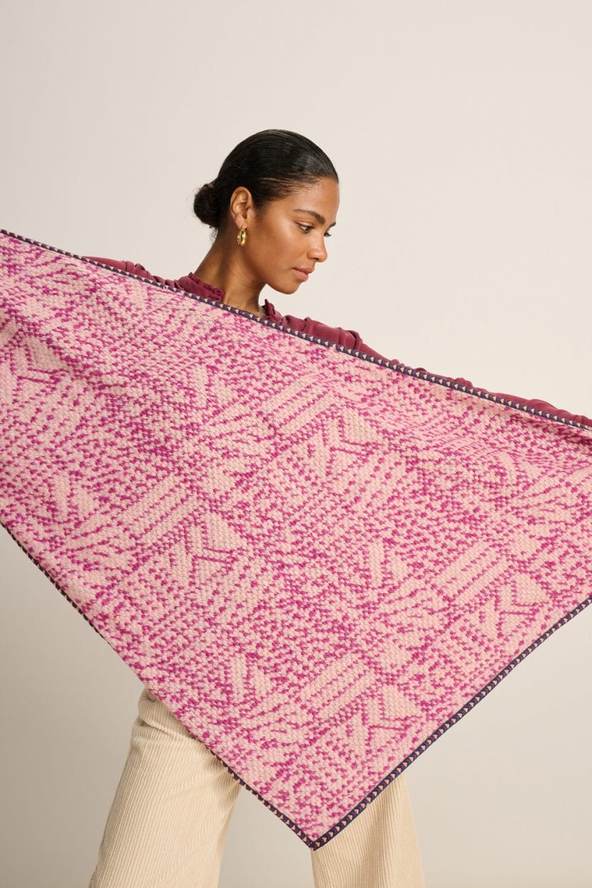 SHAWL - Twinkles Powder Pink