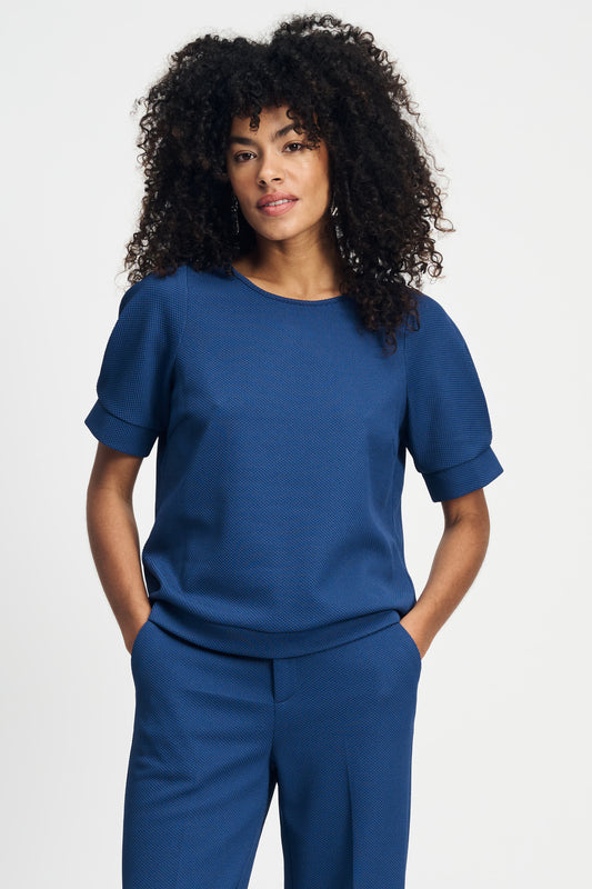 POM Amsterdam Tops Blue / 34 TOP - Senna Sapphire Blue