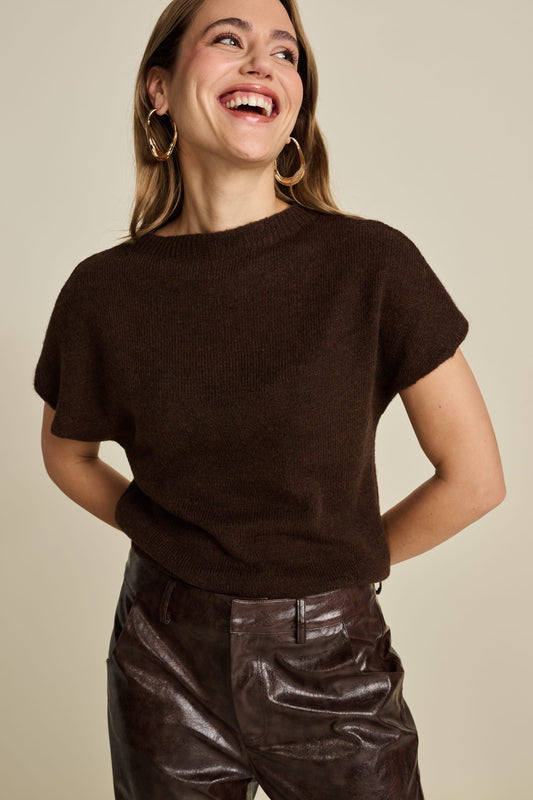 POM Amsterdam Tops Brown / 36 TOP - Brown