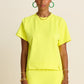 POM Amsterdam Tops TOP - Lemon Yellow