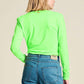 POM Amsterdam Tops TOP - Waterfall Vibrant Green