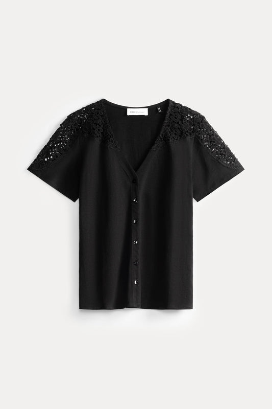 POM Amsterdam Tshirts TSHIRT - Ellen Black