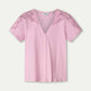 POM Amsterdam Tshirts TSHIRT - Ellen Rose Pink